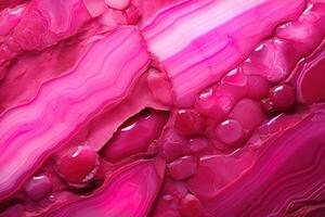 ai gerado fechar acima abstrato fundo gema luxo malaquita textura brilhante Rosa cores foto