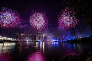 Julho 4º macy's fogos de artifício dentro Novo Iorque foto