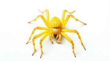 ai gerado foto do caranguejo aranha isolado em branco fundo. generativo ai