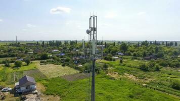 celular torre. equipamento para retransmitindo celular e Móvel sinal foto