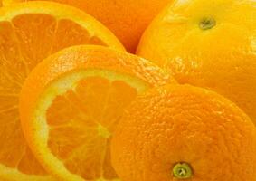 laranjas fruta fechar-se foto