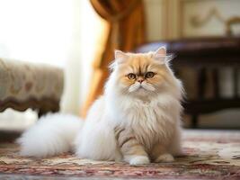 ai gerado popular persa brincalhão gatinho gato procriar foto