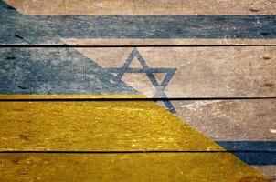 Israel e Ucrânia relações bandeira foto