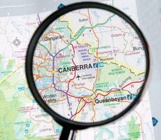 Canberra cidade fechar-se foto
