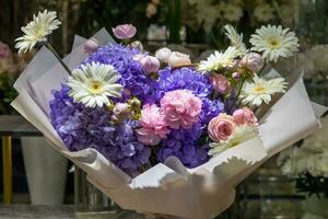 fundo com flores Como uma presente para mãe ou namorada ou criando uma cartão postal foto