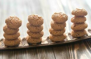 amaretti biscoitos fechar-se foto