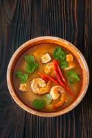 sopa tom yum foto