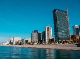 Visão em a edifícios. batumi.georgia foto