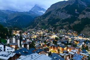 Horizonte - zermatt, Suíça foto