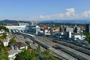 Bern trem estação - Suíça foto