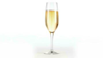 ai gerado vidro do champanhe para Novo anos véspera celebração foto