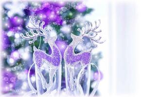 brilhante rena decoração foto