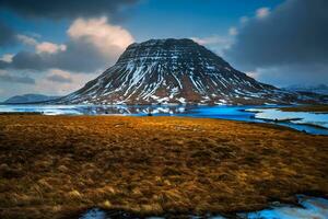 lindo panorama do Islândia foto