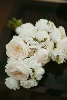 elegante buquê de flores naturais foto