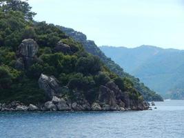 mar Egeu mediterrâneo o peru, marmaris foto