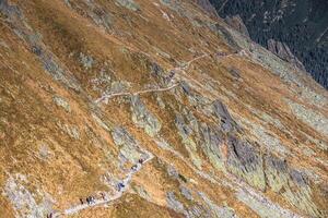 montanha panorama dentro tatra montanha nacional parque, zakopane, polônia. foto