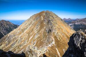 montanha panorama dentro tatra montanha nacional parque, zakopane, polônia. foto