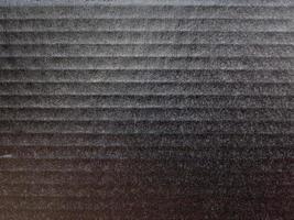 fundo de textura de papelão ondulado preto foto