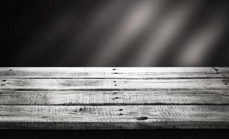 mesa de madeira escura, fundo com perspectiva de madeira foto