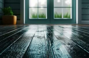 ai gerado melhor chão limpadores para madeira pavimentos foto