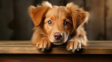 ai gerado adorável fundo fofa cachorros - brincalhão canino companheiros para alegre animal amantes foto