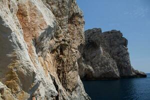 foto com lindo panorama a partir de a ilha do Sardenha, Itália