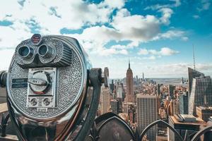 binóculos visualizador de torre foto