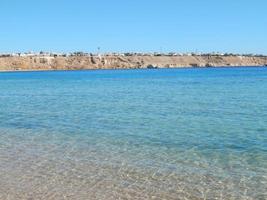 praias naturais do resort no egito de sharm el sheikh foto