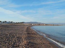 praias naturais do resort no egito de sharm el sheikh foto