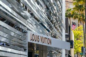 los anjos, ca - abril 19, 2023 - Louis Vuitton loja em rodeio dirigir dentro los angeles foto
