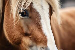 ai gerado uma cavalo vestido acima foto