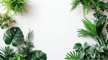 ai gerado belo casa plantas fundo com cópia de espaço foto