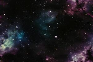 ai gerado desatado textura e quadro completo fundo do estrelado noite céu, neural rede gerado imagem foto