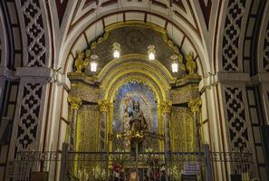 lima, Peru, 2022 - basílica e convento do san francisco do lima, apóstolo santo Judas tadeu capela, lima, Peru foto