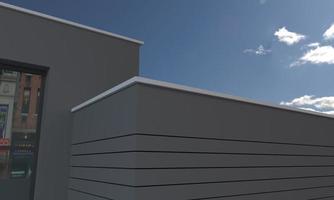 closeup de construção renderizado em 3D foto