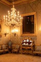 doria pamphilj Palácio dentro Roma, Dia 16 século luxo arte coleção. foto