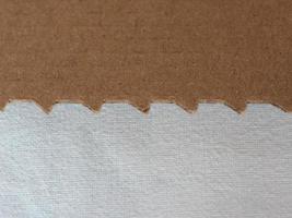 fundo de textura de papelão e tecido foto
