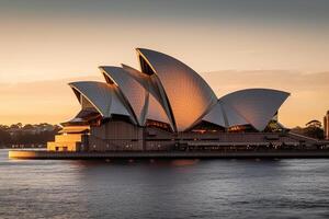 ai generativo Sydney Sydney, Austrália07112018 Sydney ópera casa foto