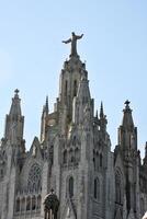 uma Visão do Barcelona catedral foto
