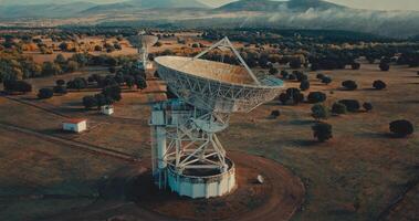 owens vale deserto observatório radar pratos profundo espaço telescópio foto