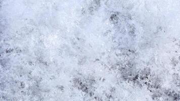 matriz de neve com fundo de inverno de alta ampliação foto