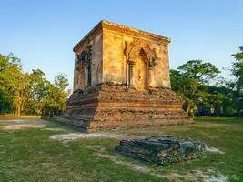 wat thraphang Correia lang têmpora dentro sukhothai, unesco mundo herança site, Tailândia foto