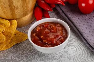 picante mexicano molho salsa mergulho foto