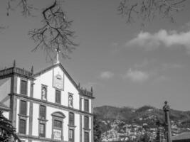 a cidade do funchal em Madeira ilha foto