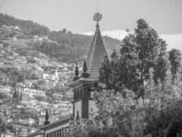 a cidade do funchal em Madeira ilha foto