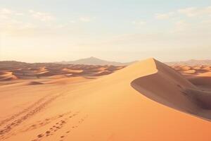 ai gerado Dunhuang deserto areia montanha cenário foto