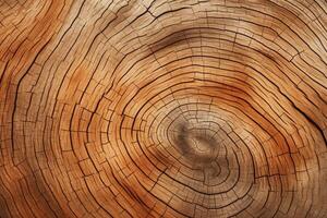 ai gerado fechar-se do cortar árvore tronco madeira textura foto