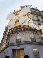 França, Paris, janeiro 09, 2024 - cristão dior boutique dentro Paris foto