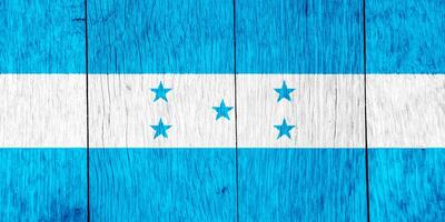 bandeira do república do Honduras em uma texturizado fundo. conceito colagem. foto