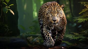 ai gerado jaguar Alto qualidade imagem foto